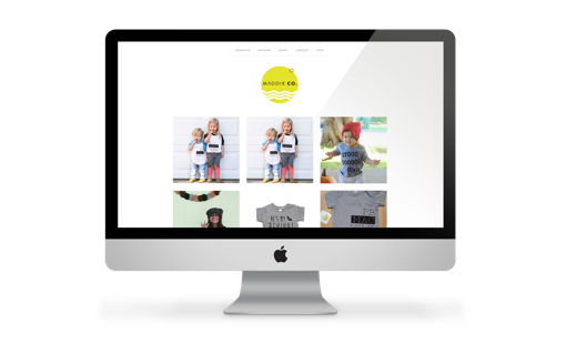 un mac avec une page web en exemple